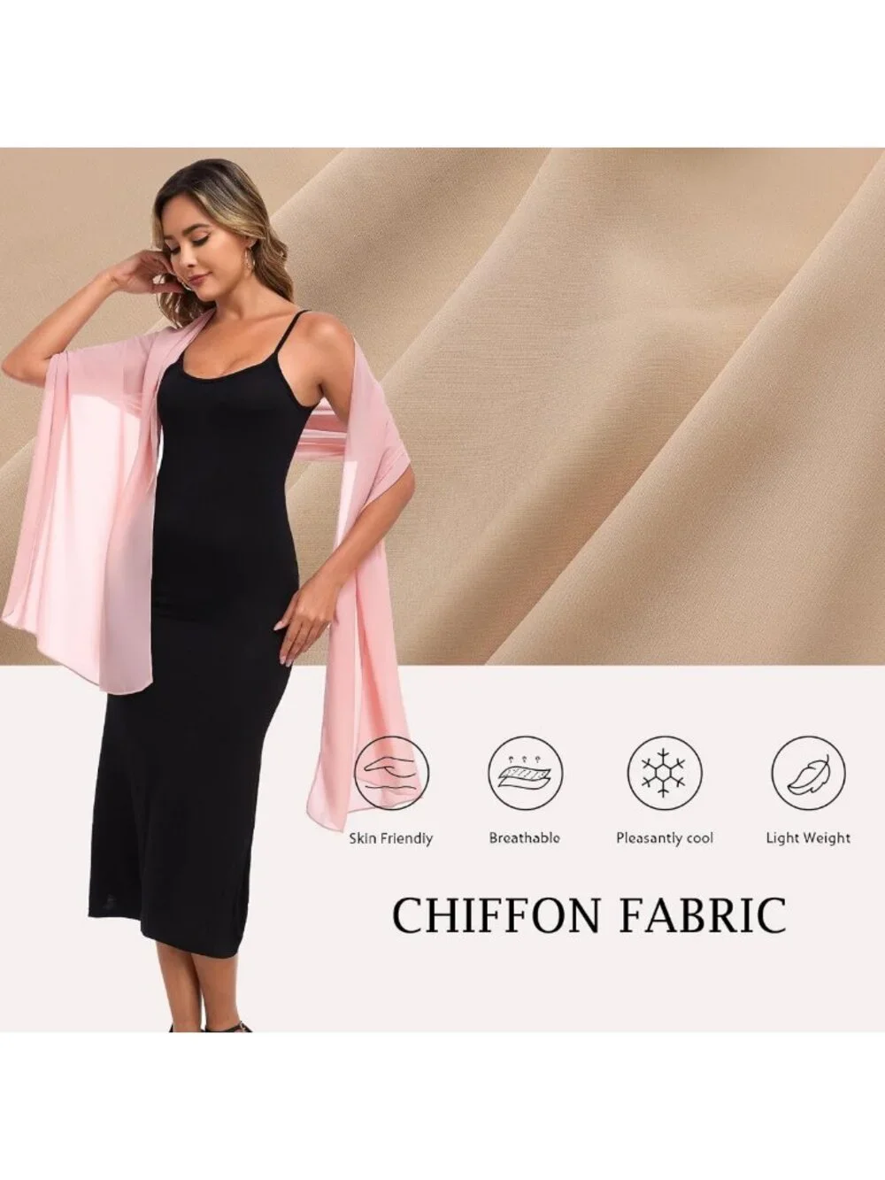 Elegant Sheer Wedding Shawl & Wrap for Evening Dresses | Bridal Scarf Accessory